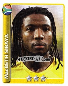 Sticker Macbeth Sibaya - England 2010 n. 136 - Topps