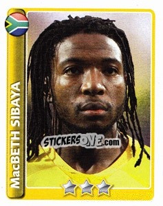 Sticker Macbeth Sibaya - England 2010 - Topps