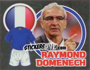 Figurina Country Flag / The Boss: Raymond Domenech - England 2010 - Topps