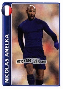 Sticker Star Player: Nicolas Anelka - England 2010 - Topps