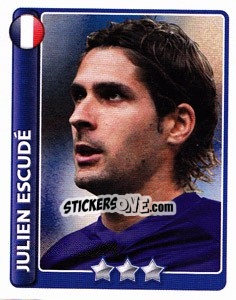 Sticker Julien Escudé - England 2010 n. 147 - Topps