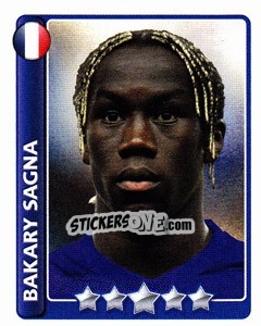 Sticker Bacary Sagna - England 2010 n. 150 - Topps