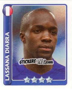 Sticker Lassana Diarra - England 2010 - Topps