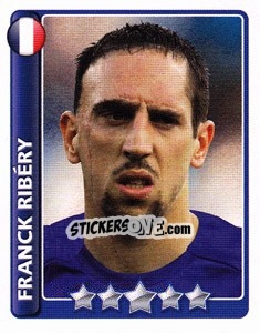 Sticker Franck Ribéry - England 2010 n. 153 - Topps