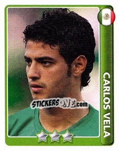 Sticker Carlos Vela - England 2010 - Topps