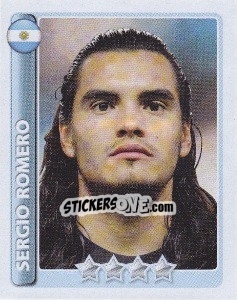 Sticker Sergio Romero - England 2010 - Topps