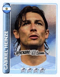 Sticker Gabriel Heinze - England 2010 n. 173 - Topps