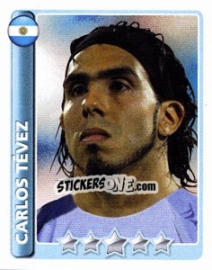 Sticker Carlos Tévez - England 2010 n. 181 - Topps