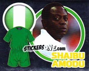 Sticker Country Flag / The Boss: Shaibu Amodu - England 2010 - Topps