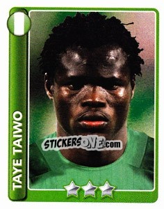 Sticker Taye Taiwo - England 2010 n. 187 - Topps