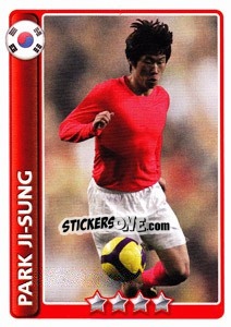 Sticker Star Player: Park Ji-Sung - England 2010 - Topps