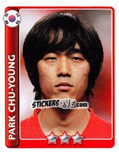 Figurina Park Chu-Young - England 2010 n. 202 - Topps