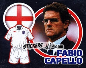 Figurina Country Flag / The Boss: Fabio Capello