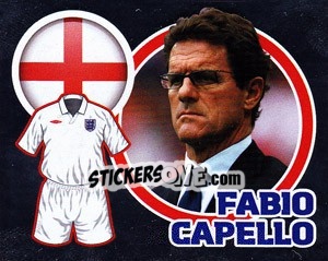 Sticker Country Flag / The Boss: Fabio Capello - England 2010 n. 209 - Topps