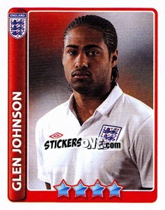 Sticker Glen Johnson - England 2010 n. 212 - Topps