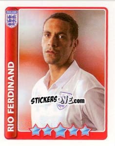 Sticker Rio Ferdinand - England 2010 n. 214 - Topps