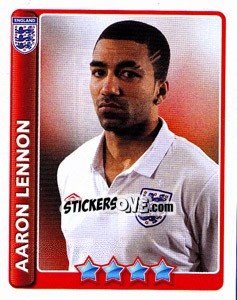 Sticker Aaron Lennon - England 2010 n. 216 - Topps