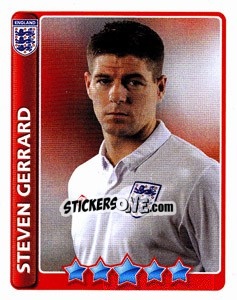 Sticker Steven Gerrard - England 2010 n. 220 - Topps