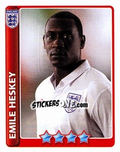 Sticker Emile Heskey - England 2010 n. 222 - Topps