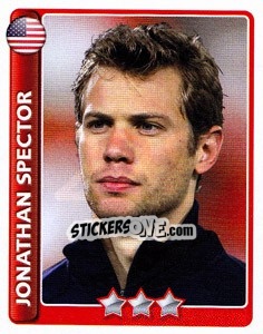 Figurina Jonathan Spector - England 2010 n. 228 - Topps