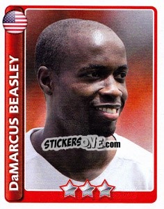 Sticker Damarcus Beasley - England 2010 - Topps