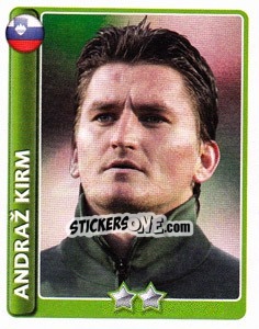 Sticker Andraž Kirm - England 2010 n. 240 - Topps