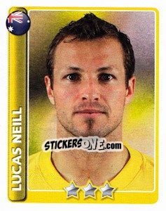 Cromo Lucas Neill - England 2010 - Topps