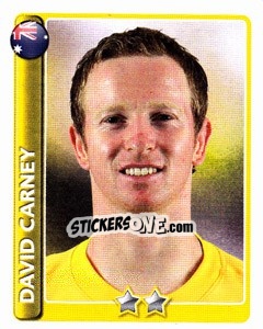 Sticker David Carney - England 2010 - Topps