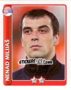 Sticker Nenad Milijaš - England 2010 - Topps