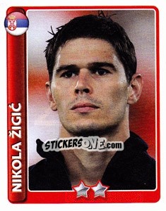 Sticker Nikola Žigic - England 2010 n. 282 - Topps