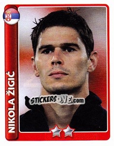 Cromo Nikola Žigic - England 2010 - Topps