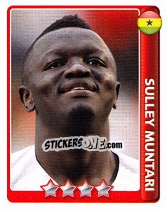 Sticker Sulley Muntari - England 2010 - Topps