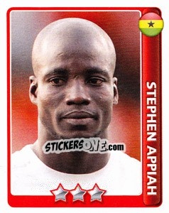 Sticker Stephen Appiah - England 2010 n. 287 - Topps