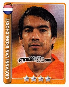 Sticker Giovanni  van Bronckhorst - England 2010 - Topps