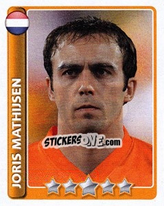 Sticker Joris Mathijsen - England 2010 n. 295 - Topps