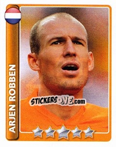 Sticker Arjen Robben - England 2010 n. 298 - Topps