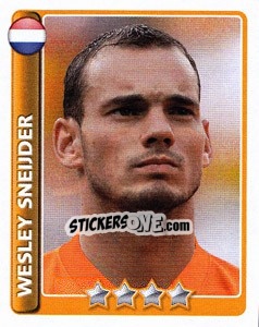 Sticker Wesley Sneijder - England 2010 n. 300 - Topps