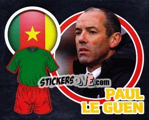 Sticker Country Flag / The Boss: Paul Le Guen - England 2010 n. 303 - Topps