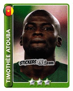 Sticker Thimothée Atouba - England 2010 n. 306 - Topps