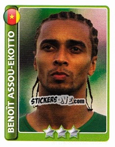 Sticker Benoît Assou-Ekotto - England 2010 n. 307 - Topps