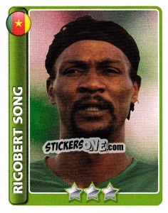 Cromo Rigobert Song - England 2010 - Topps