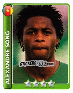 Sticker Alex Song - England 2010 n. 311 - Topps