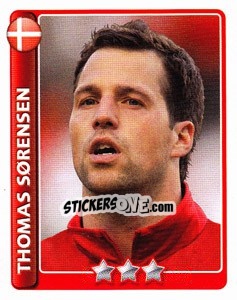 Sticker Thomas Sørensen - England 2010 n. 319 - Topps