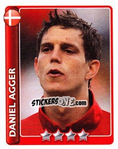 Sticker Daniel Agger - England 2010 n. 320 - Topps