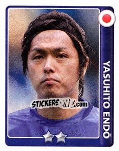 Sticker Yasuhito Endo - England 2010 n. 327 - Topps