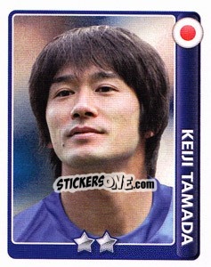 Sticker Keiji Tamada - England 2010 n. 328 - Topps