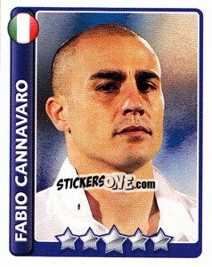 Sticker Fabio Cannavaro - England 2010 - Topps