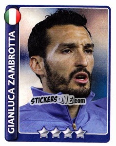 Sticker Gianluca Zambrotta - England 2010 - Topps