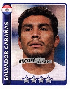 Sticker Salvador Cabañas - England 2010 - Topps