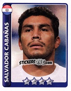 Sticker Salvador Cabañas - England 2010 n. 362 - Topps
